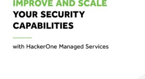 Improve and Scale Your Security Capabilities with HackerOne Managed Product: Product: Services